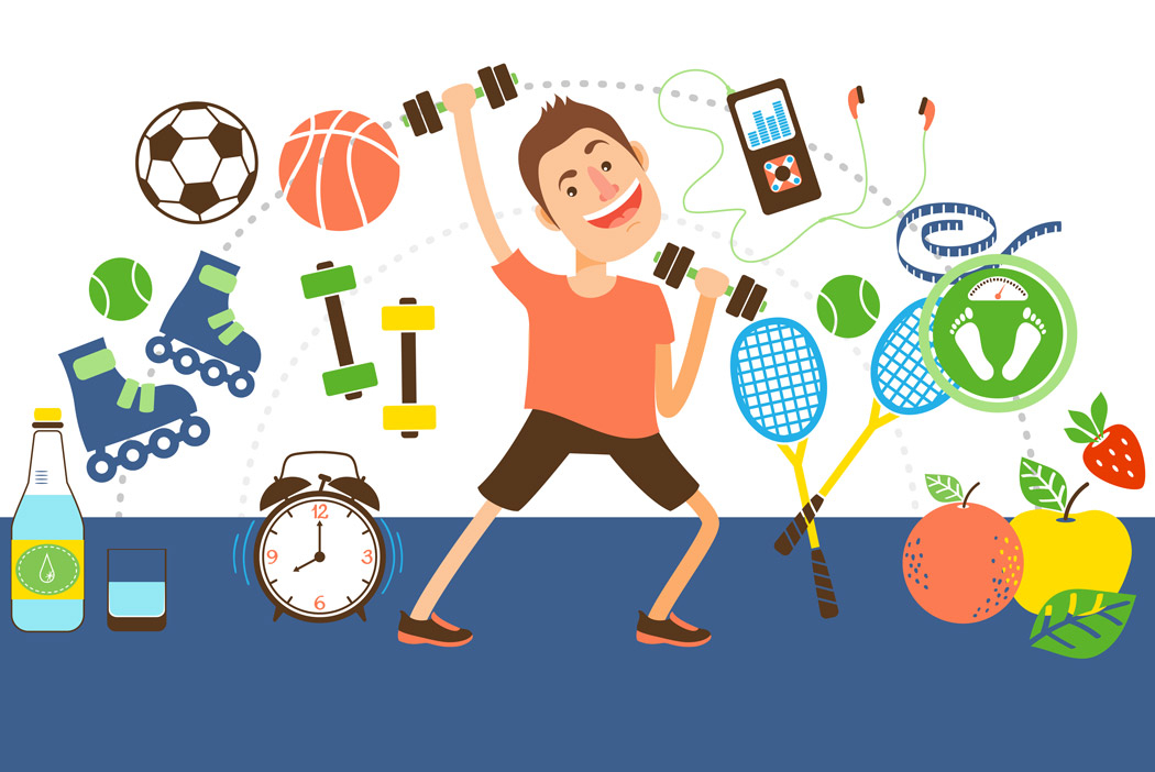 <a href="https://ru.freepik.com/free-vector/flat-healthy-lifestyle-concept-with-athlete-soccer-basketball-tennis-balls-rackets-fruits-water-scales-dumbbels-clock-rollers-music-player-illustration_11061328.htm#fromView=search&page=1&position=52&uuid=8a0751d8-51b5-4ecf-a4ed-08e9bfd6b046">Изображение от macrovector</a> на Freepik