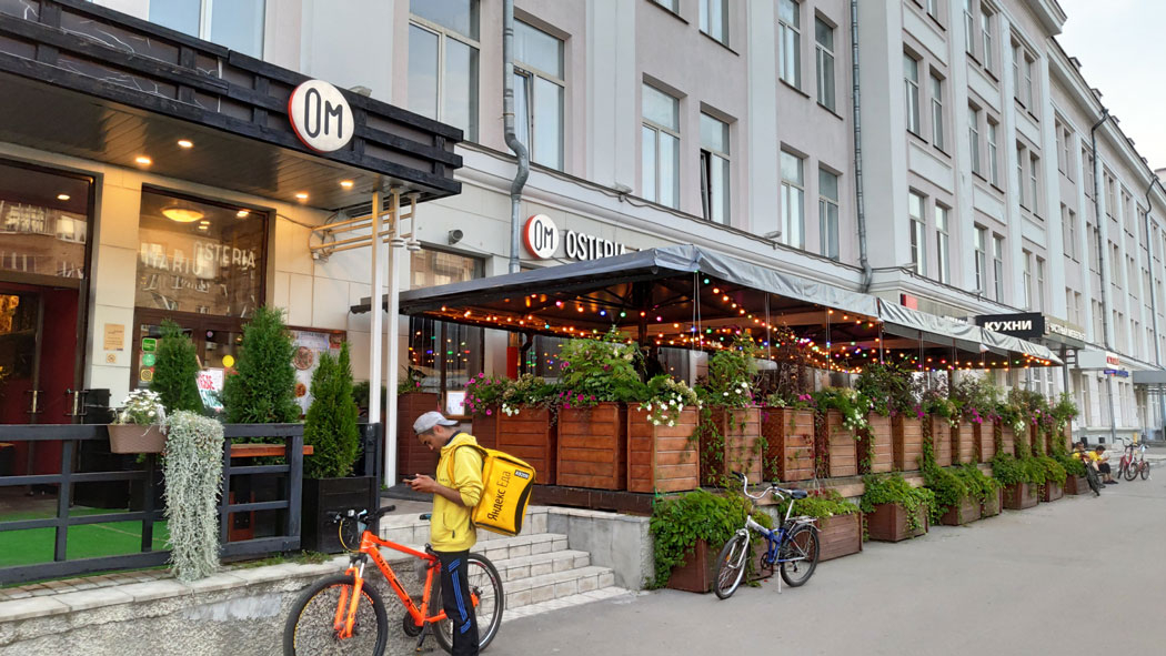 Ресторан Osteria Mario на улице Балтийской