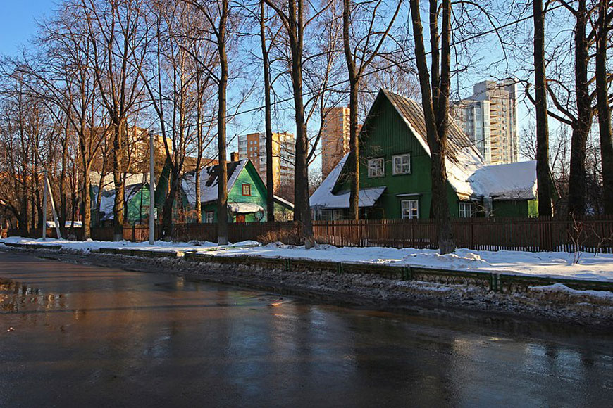 Виды посёлка Сокол в Москве. Фото: wikipedia.org, A.Savin