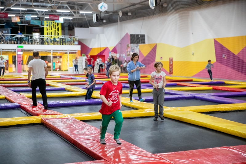 Батутный парк «НЕБО» в Центре культуры и бизнеса «МОСКВА-СОКОЛ»